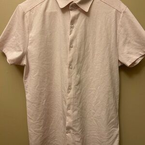 Men's Pink Short Sleeve Shirt